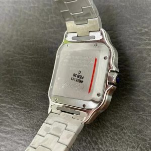 Đồng Hồ Cartier Santos WSSA0048 Replica Mặt Xanh Xưởng GF (7)