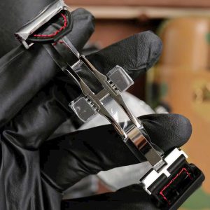 Đồng Hồ Franck Muller V45 Dragon Mặt Đỏ Đính Đá Baguette Xưởng ABF 45mm (1)