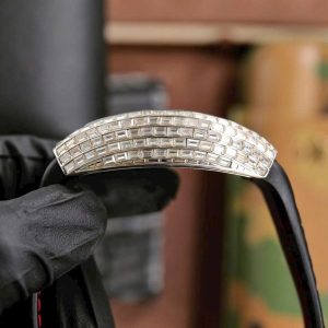 Đồng Hồ Franck Muller V45 Dragon Mặt Đỏ Đính Đá Baguette Xưởng ABF 45mm (1)