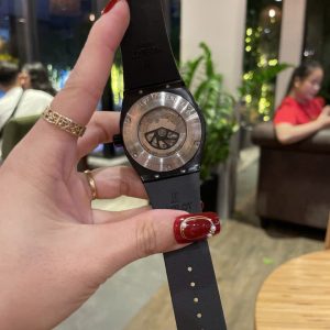 Đồng Hồ Hublot Automatic Nam Fake Máy Nhật Màu Đen 44mm (7)