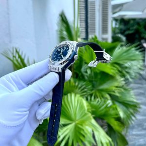 Đồng Hồ Hublot Chế Tác Đá Moissanite Big Bang One Click Màu Xanh 39mm (1)