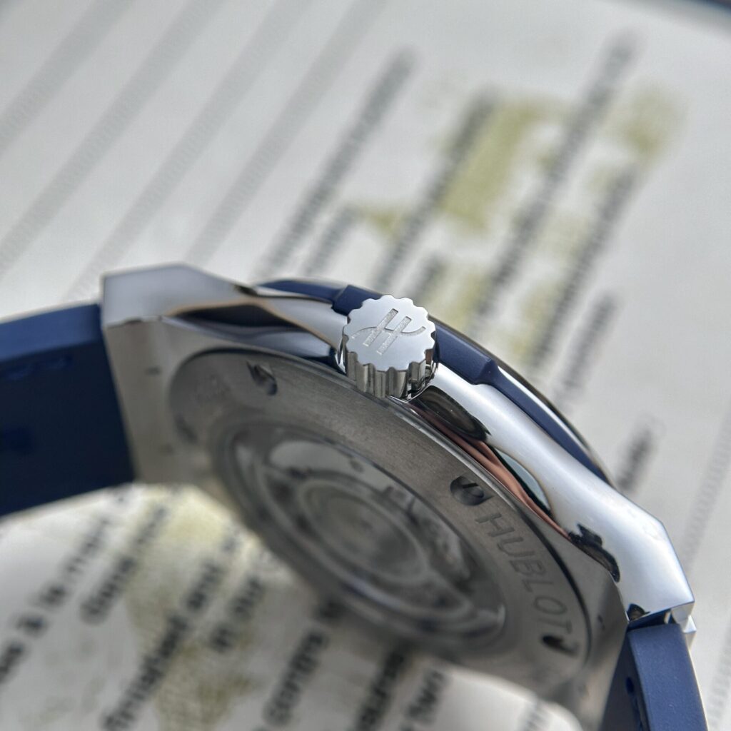 Đồng Hồ Hublot Classic Fusion Rep 11 Màu Xanh Than Xưởng JJF 42mm (4) Đồng Hồ Hublot Classic Fusion Rep 11 Màu Xanh Than Xưởng JJF 42mm (3)
