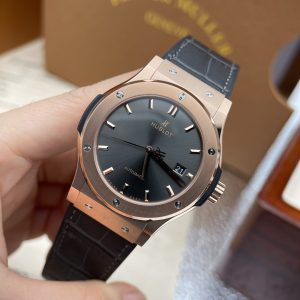 Đồng Hồ Hublot Fake 11 Classic Fusion King Gold Màu Xám Xưởng JJF 42mm (1)