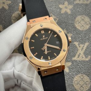 Đồng Hồ Hublot Fake Máy Nhật Classic Fusion King Gold Giá Rẻ 38-42mm (1)