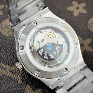 Đồng Hồ Hublot Nam Dây Kim Loại Fake Máy Cơ Nhật 42mm (1)