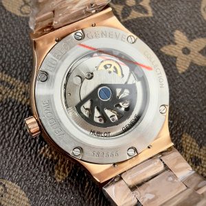 Đồng Hồ Hublot Nam Dây Thép Fake Máy Cơ Automatic Nhật 42mm (4)