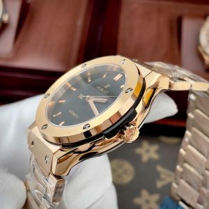 Đồng Hồ Hublot Nam Dây Thép Fake Máy Cơ Automatic Nhật 42mm (4)