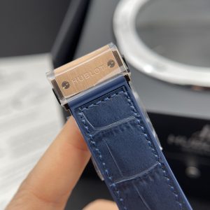 Đồng Hồ Hublot Rep 1:1 Classic Fusion King Gold Màu Xanh Than JJF 42mm (7)