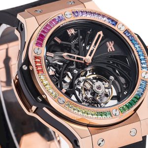 Đồng Hồ Hublot Tourbillon Rainbow Chế Tác Cao Cấp Nhất 44mm (1)