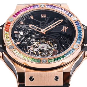 Đồng Hồ Hublot Tourbillon Rainbow Chế Tác Cao Cấp Nhất 44mm (1)