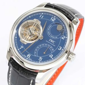 Đồng Hồ IWC Portugieser Mặt Xanh Dương Constant-Force Edition 150 Years 46mm (7)