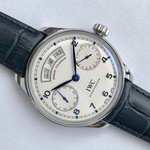 Đồng Hồ IWC Schaffhausen Anual Calendar Rep 11 Mặt TRắng 44mm (1)