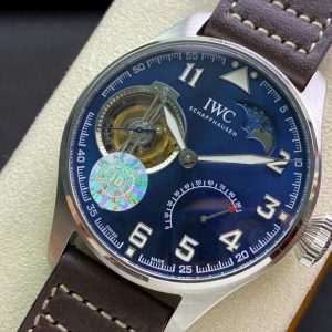Đồng Hồ IWC Schaffhausen Tourbillon Moonphase Mặt Xanh 44mm (1)