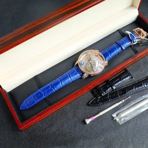 Đồng Hồ Jacob & Co Astronomia Nam Dây Da Màu Xanh Dương Fake 11 45mm (1)