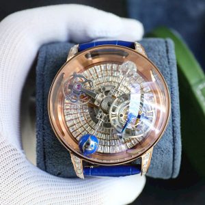 Đồng Hồ Jacob & Co Astronomia Nam Dây Da Màu Xanh Dương Fake 11 45mm (1)