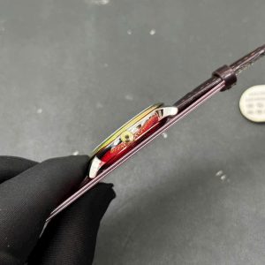 Đồng Hồ Omega De Ville Prestige Rep 11 Nam Dây Da Màu Nâu 40mm (1)