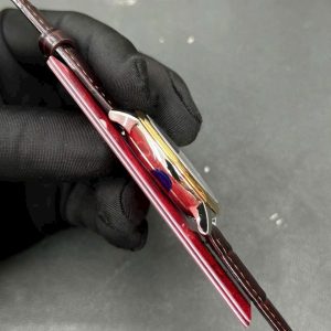 Đồng Hồ Omega De Ville Prestige Rep 11 Nam Dây Da Màu Nâu 40mm (1)