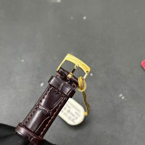 Đồng Hồ Omega De Ville Prestige Rep 11 Nam Dây Da Màu Nâu 40mm (1)