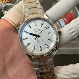Đồng Hồ Omega Fake 11 Seamaster Aqua Terra Mặt Trắng Xưởng VS 41mm (1)