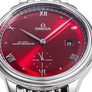 Đồng Hồ Omega Rep 11 Co-xial Master Chronometer Mặt Đỏ Mận 40mm (1)