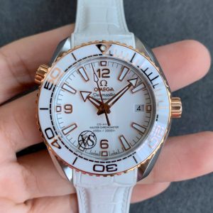 Đồng Hồ Omega Replica 11 Planet Ocean Gốm Trắng Xưởng VS 39 (1)
