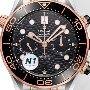 Đồng Hồ Omega Seamaster Dive Chronograph Dây Thép Xưởng N1 44mm (1)