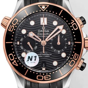 Đồng Hồ Omega Seamaster Dive Chronograph Demi Hồng Xưởng N1 44mm (3)
