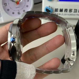 Đồng Hồ Omega Seamaster Replica Mặt Số Màu Đen Xưởng VS 42mm (7)