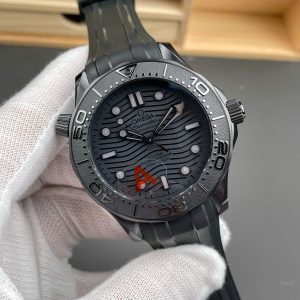Đồng Hồ Omega Seamaster Vỏ Gốm Đen Dây Cao Su Xưởng VS Cao Cấp Nhất 42mm (7)
