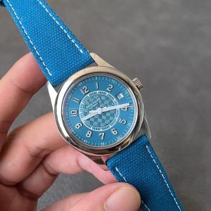 Đồng Hồ Patek Philippe Calatraval 6007 Màu Xanh Dương Xưởng 3K 40mm (1)
