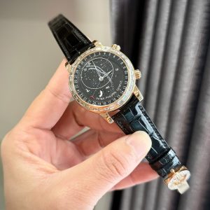 Đồng Hồ Patek Philippe Complications 6104R Vàng Khối Kim Cương Tự Nhiên (5)