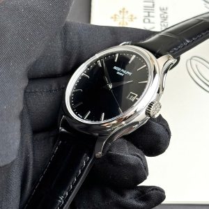 Đồng Hồ Patek Philippe Fake Cao Cấp Calatrava 5227 Màu Đen Xưởng GR 39mm (1)