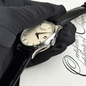 Đồng Hồ Patek Philippe Fake Cao Cấp Calatrava 5227 Nam Dây Da Xưởng GR 39mm (2)