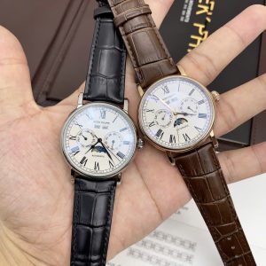 Đồng Hồ Patek Philippe Fake Máy Cơ Automatic Nhật Lịch Ngày Đêm 41mm (7)