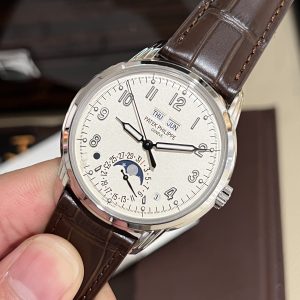 Đồng Hồ Patek Philippe Grand Complication 5320G Mặt Trắng Xưởng GR 40mm (5)