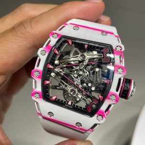 Đồng Hồ Richard Mille 38-02 Carbon Tourbillon Chế Tác Cao Cấp 43x50mm (1)