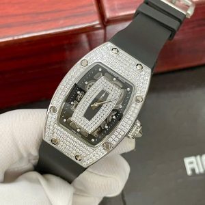 Đồng Hồ Richard Mille Nữ Đính Đá Máy Pin Fake Cao Cấp RM007 36mm (1)