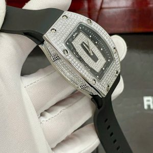 Đồng Hồ Richard Mille Nữ Đính Đá Máy Pin Fake Cao Cấp RM007 36mm (1)