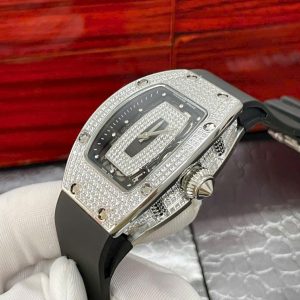 Đồng Hồ Richard Mille Nữ Đính Đá Máy Pin Fake Cao Cấp RM007 36mm (1)