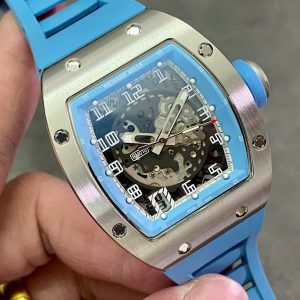Đồng Hồ Richard Mille RM010 Replica Cao Cấp Màu Xanh Dương 40mm (1)