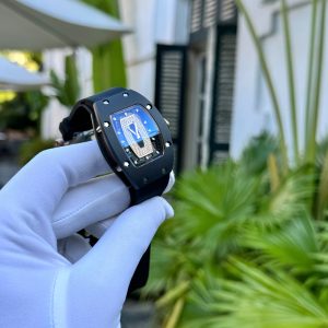 Đồng Hồ Richard Mille RM07 Vỏ Gốm Đen Dây Cao Su Máy Thụy Sỹ 32x46mm (1)