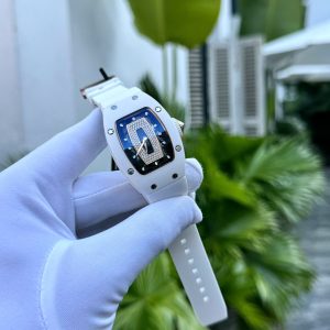 Đồng Hồ Richard Mille RM07 Vỏ Gốm Trắng Dây Cao Su Máy Thụy Sỹ 32x46mm (1)