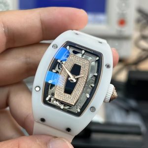 Đồng Hồ Richard Mille RM07 Vỏ Gốm Trắng Replica Xưởng KV 36mm (5)