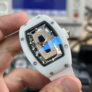 Đồng Hồ Richard Mille RM07 Vỏ Gốm Trắng Replica Xưởng KV 36mm (5)