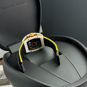 Đồng Hồ Richard Mille RM88 Mặt Chú Hề Dây Vải Fake Cao Cấp 42mm (1)
