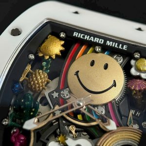 Đồng Hồ Richard Mille RM88 Mặt Chú Hề Dây Vải Fake Cao Cấp 42mm (1)
