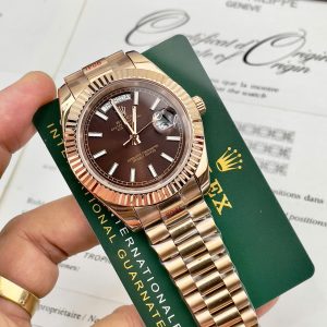 Đồng Hồ Rolex Automatic Fake Máy Cơ Nhật Mặt Day-Date 38-40mm (1)