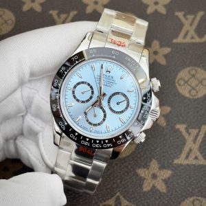 Đồng Hồ Rolex Automatic Nam Daytona Mặt Số Xanh Băng Máy Nhật 40mm (8)