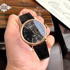 Đồng Hồ Rolex Cellini Replica Thụy Sỹ Dây Da Màu Đen 39mm (1)