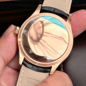 Đồng Hồ Rolex Cellini Replica Thụy Sỹ Dây Da Màu Đen 39mm (1)